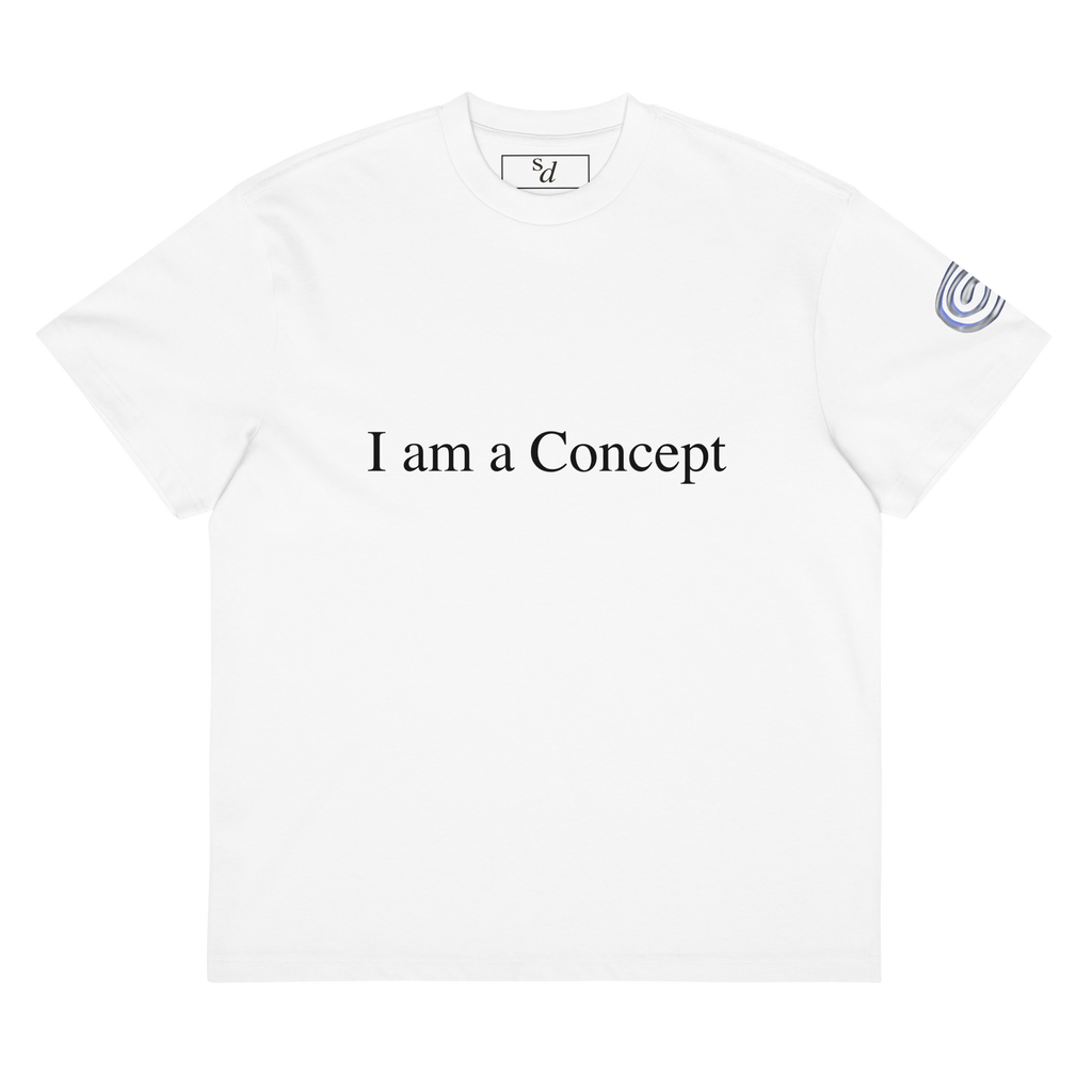i am a concept tee (chalk)